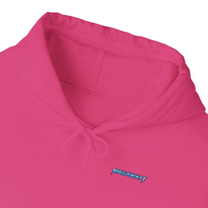 RV Megawatt Hoodie — Retro Camper Graphic Pullover with Sponsor Sleeve Logos