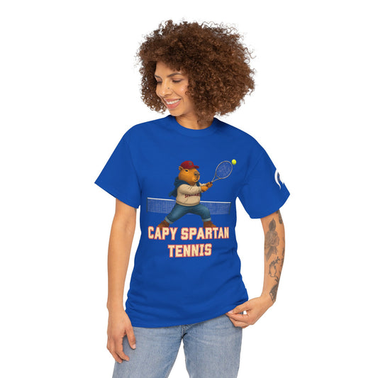 Capy Spartan Tennis Gildan Tee