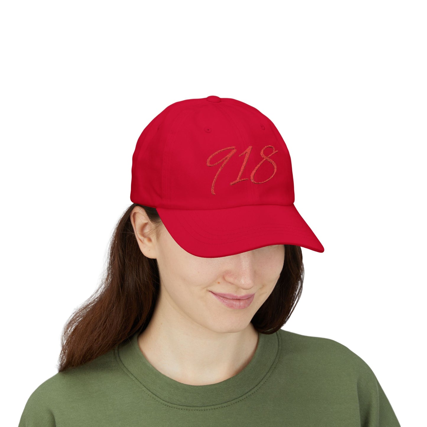 Personalized Embroidered 918 Area Code Classic Ballcap