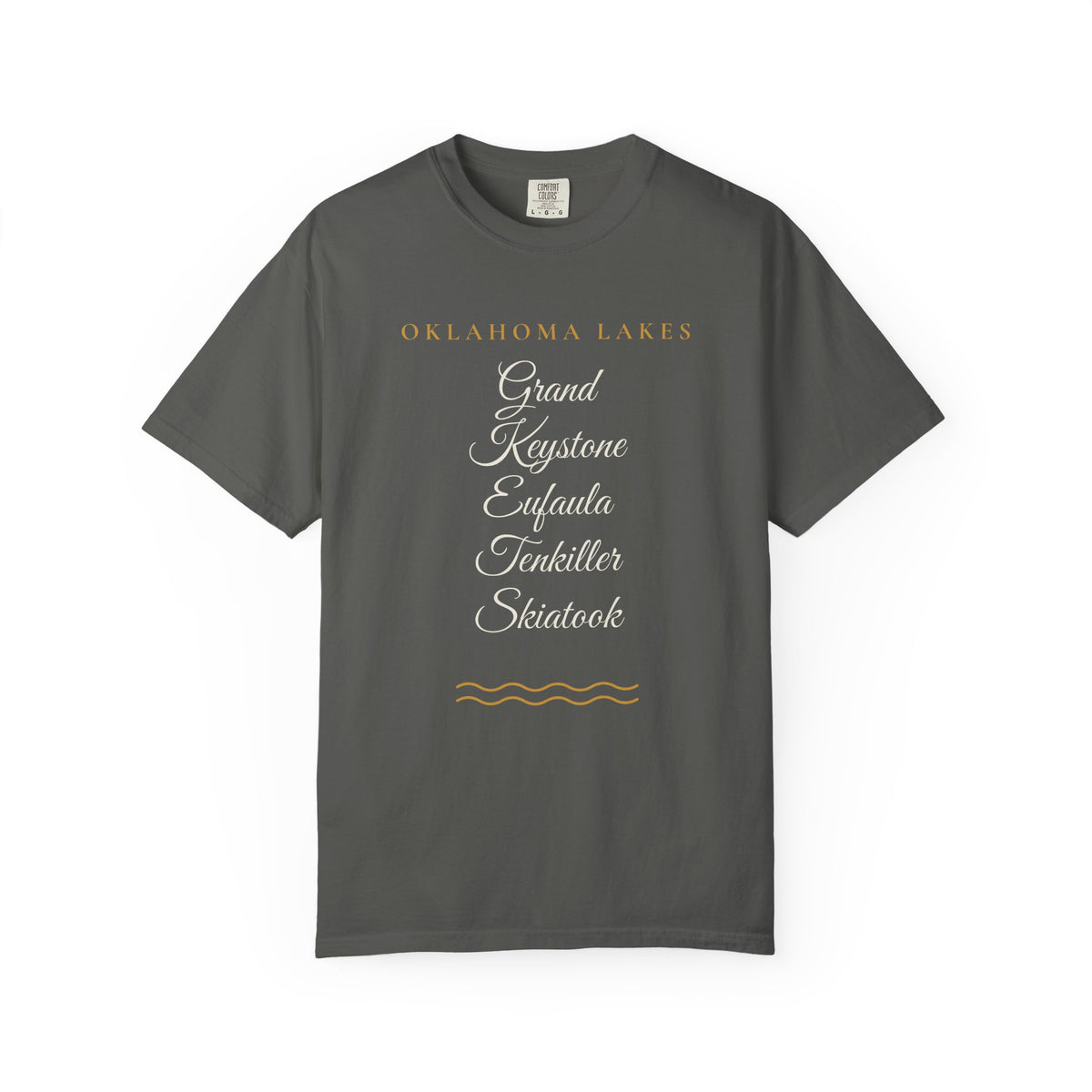 Oklahoma Lakes Tee | Comfort Colors