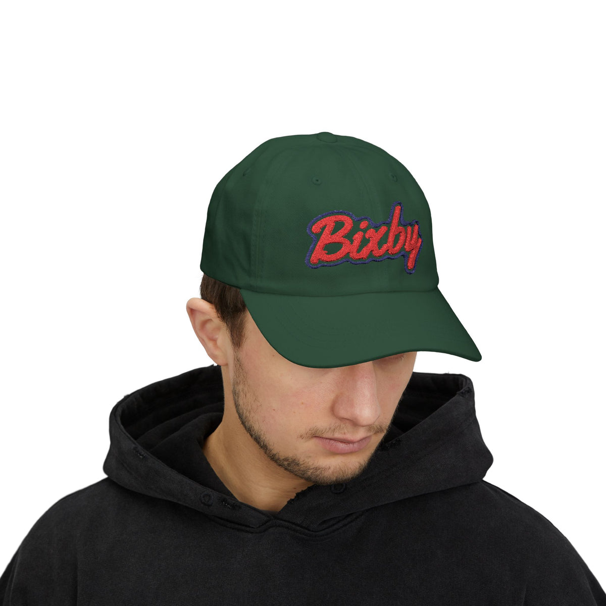 Bixby Spartans Retro Script Embroidered Dad Hat – Classic Adjustable Ball Cap