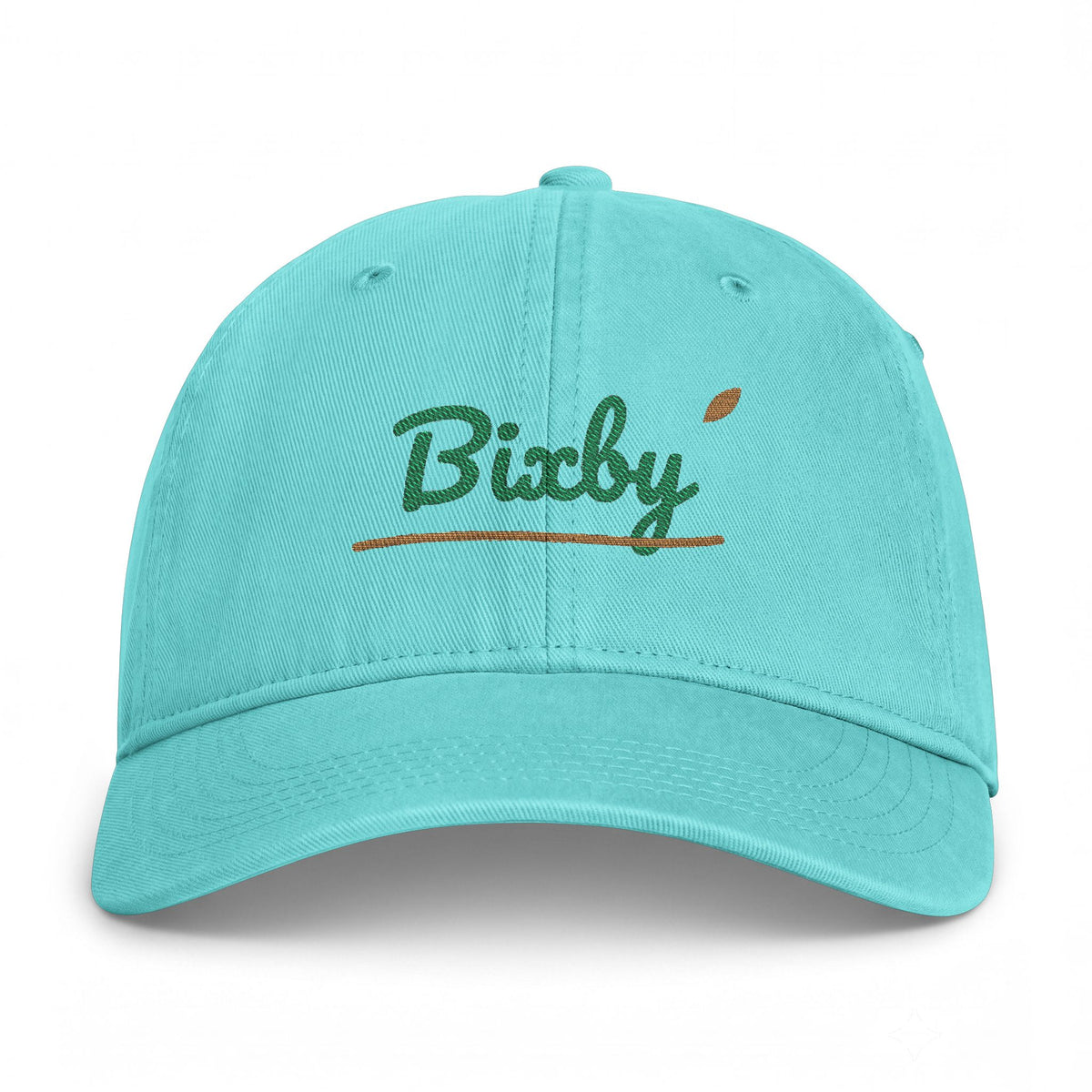 Bixby Garden Script Comfort Colors Washed Dad Cap