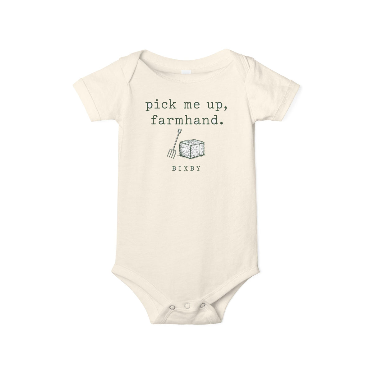 Pick Me Up, Farmhand Baby Bodysuit