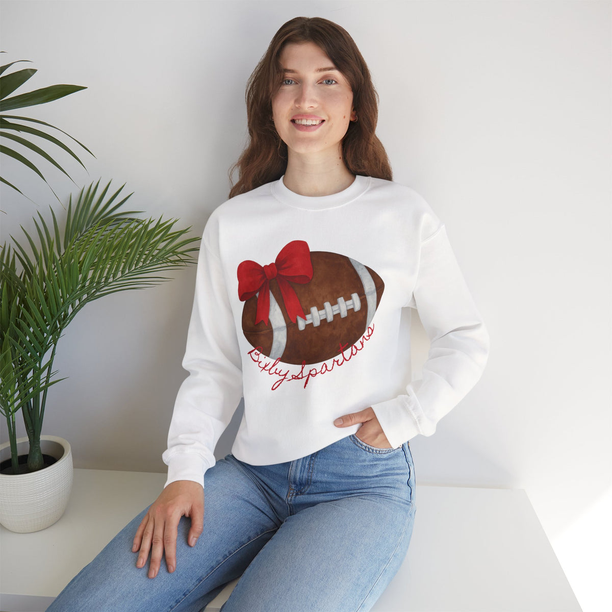 Bixby Spartans Cheer & Football Gildan Sweatshirt