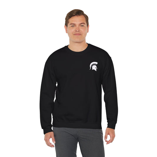 Spartan White Logo Gildan Sweatshirt