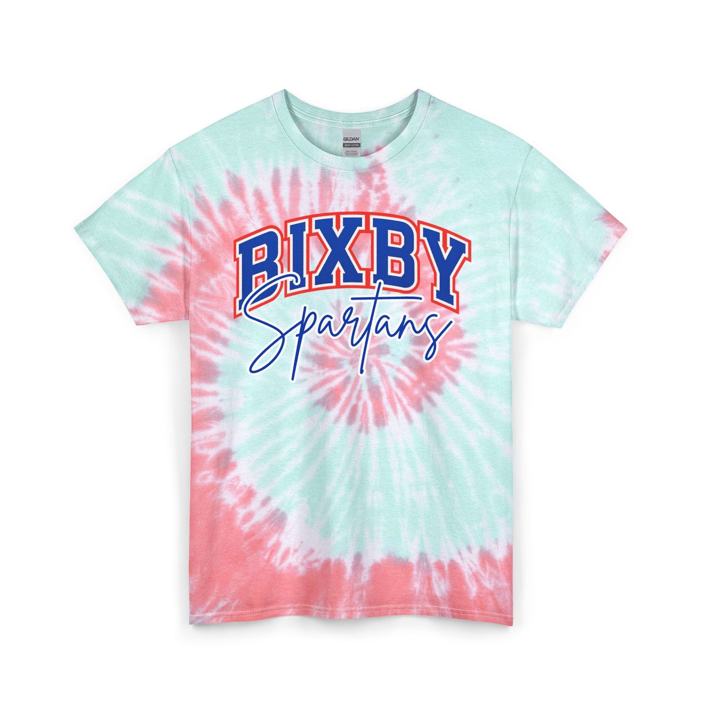 Bixby Spartans Gildan Tie-Dye Tee