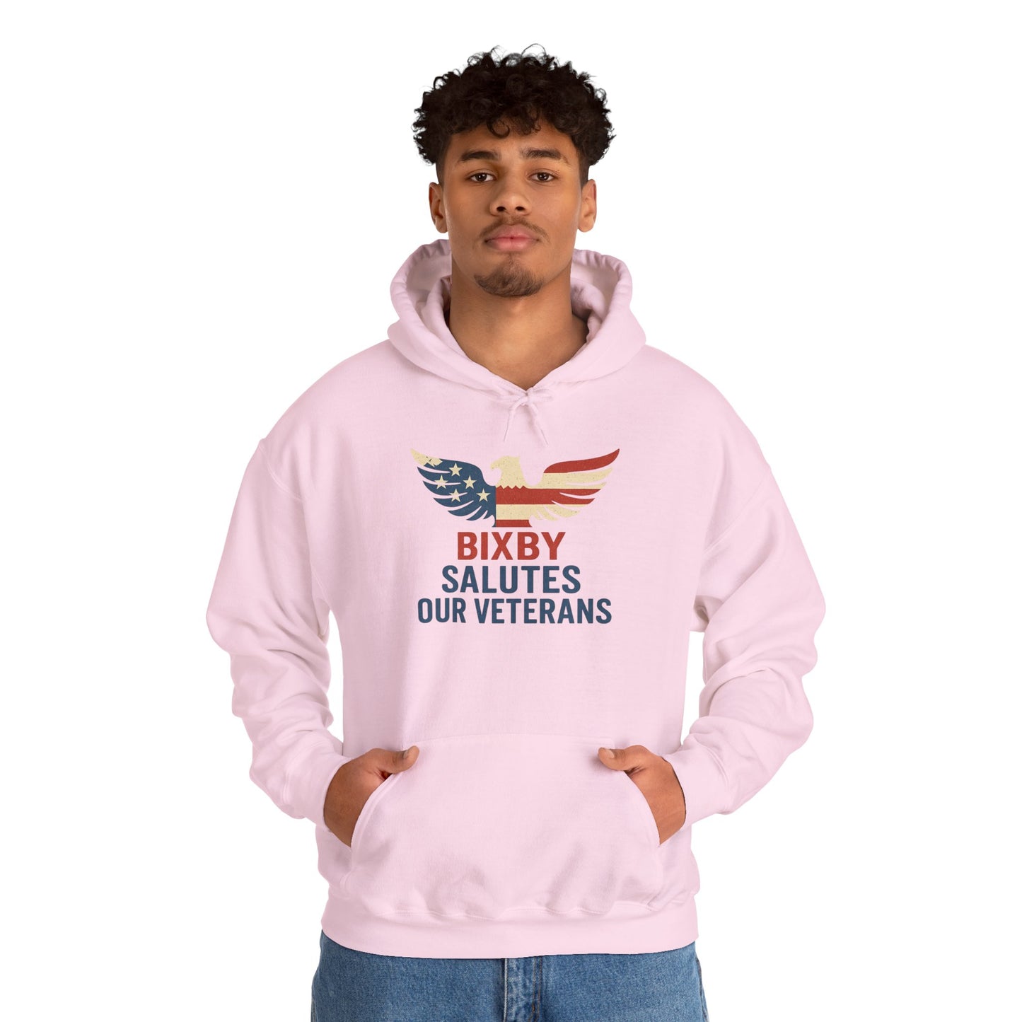 Bixby Salutes Our Veterans Gildan Hoodie