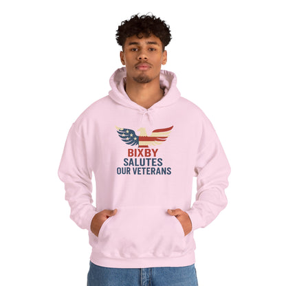 Bixby Salutes Our Veterans Gildan Hoodie