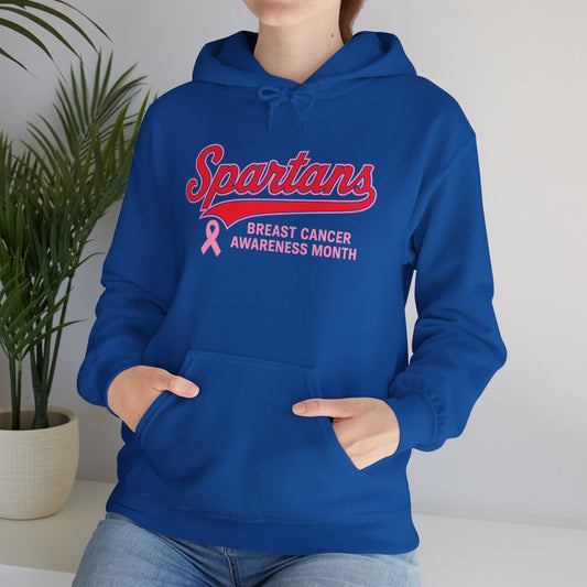 Spartans Breast Cancer Awareness Gildan Hoodie