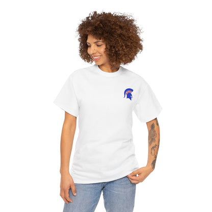 Spartan Blue Logo Gildan Tee