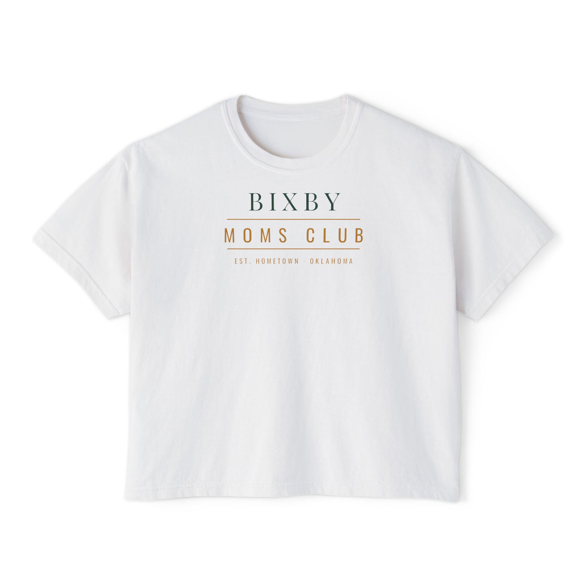 Bixby Moms Club Boxy Comfort Colors Tee