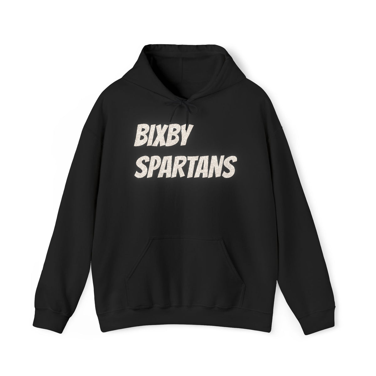 Bixby Spartans Glitter Ink Hoodie - School Spirit Pullover for Students & Fans