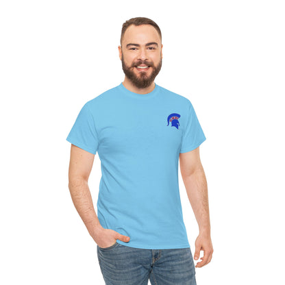 Spartan Blue Logo Gildan Tee