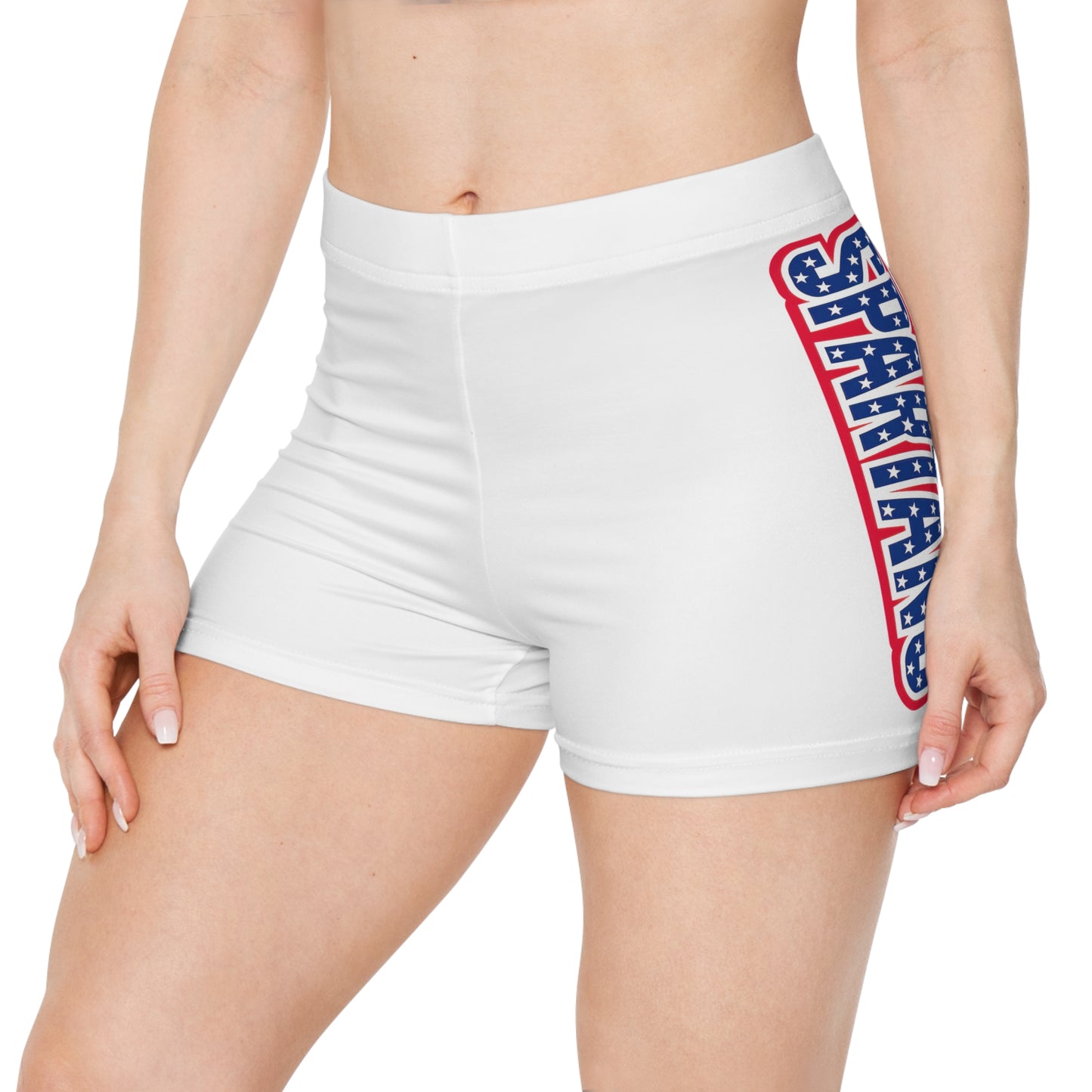 Spartans Patriotic Women's Athletic Shorts