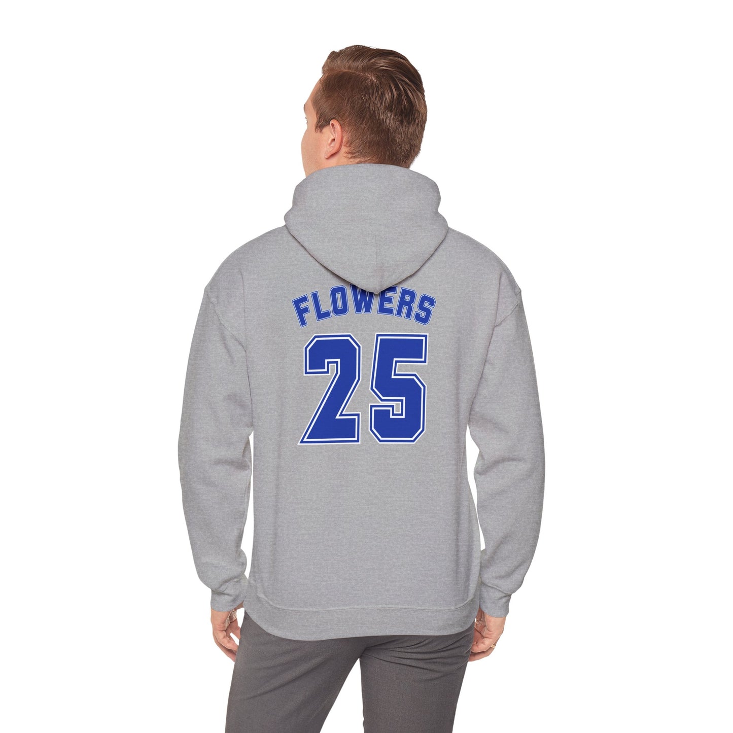 Bixby Spartans Basketball Gildan Hoodie with Back Player Print