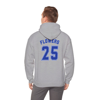 Bixby Spartans Basketball Gildan Hoodie with Back Player Print