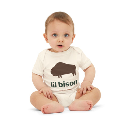 lil bison Oklahoma Baby Bodysuit