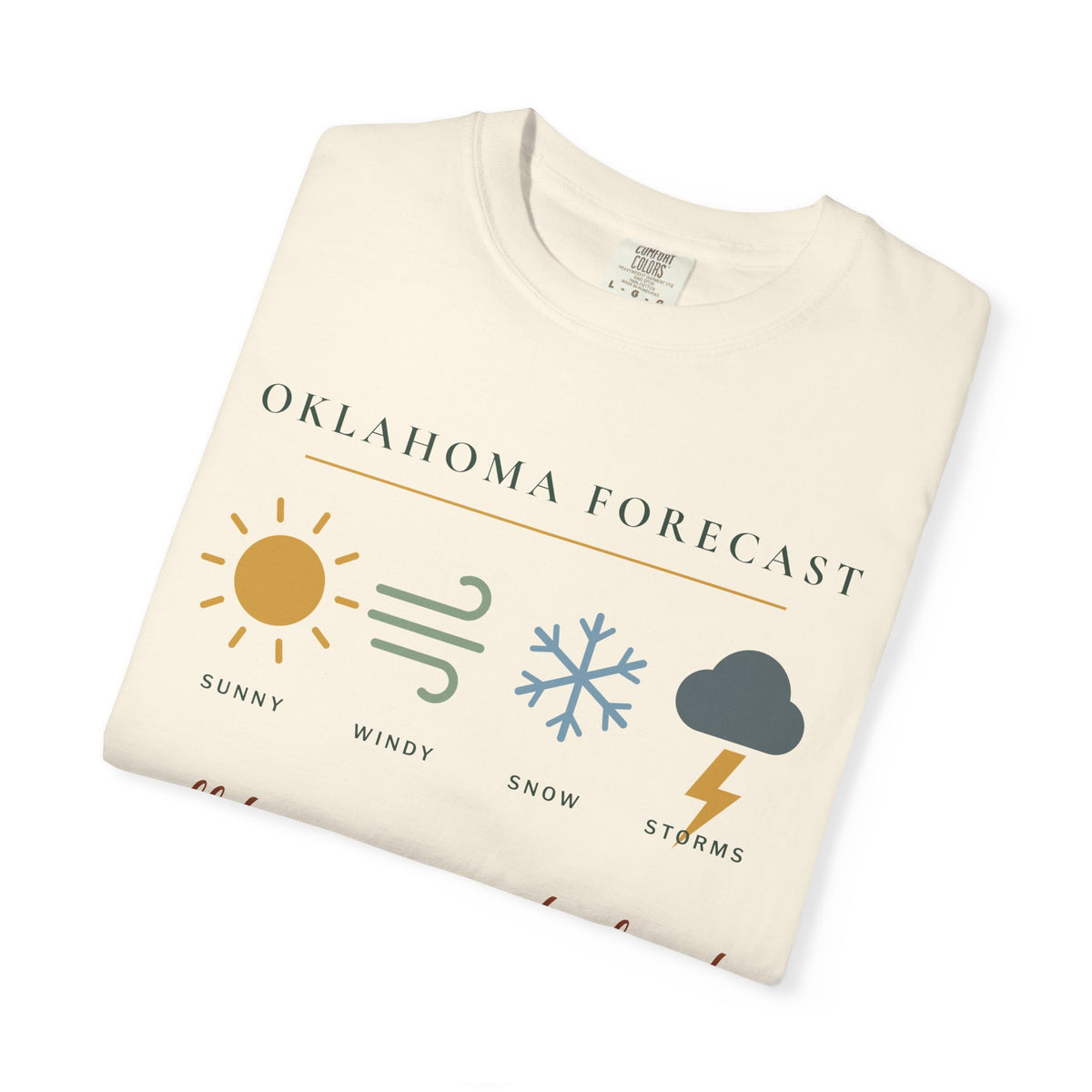 Oklahoma Forecast Tee | Comfort Colors