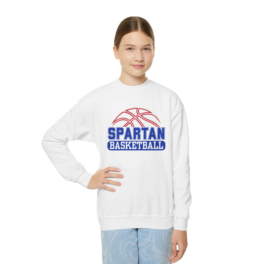 Bixby Spartan Basketball Youth Gildan Sweatshirt