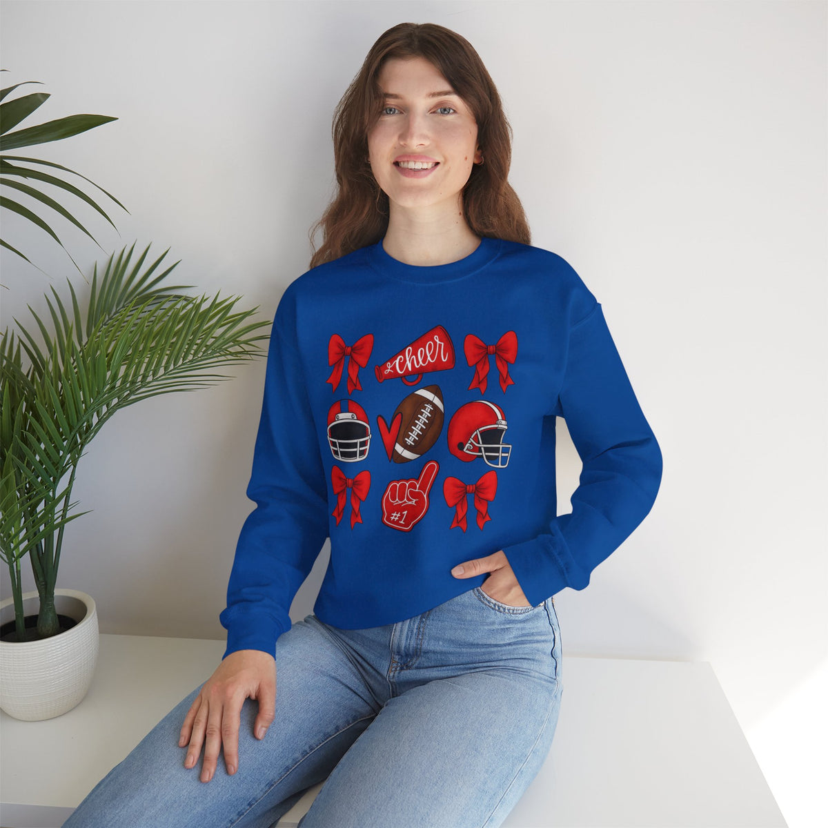 Bixby Spartan Cheer & Football Gildan Sweatshirt