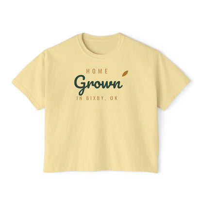 Home Grown in Bixby Boxy Comfort Colors Tee