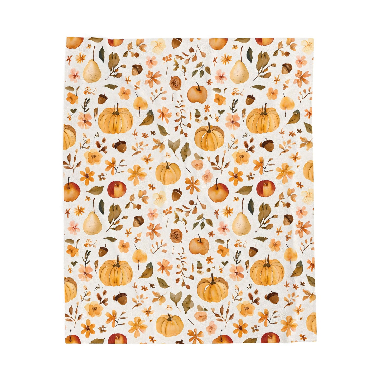Autumn Vibes Velveteen Plush Blanket