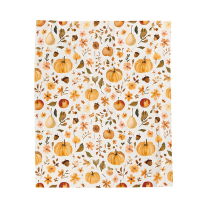 Autumn Vibes Velveteen Plush Blanket