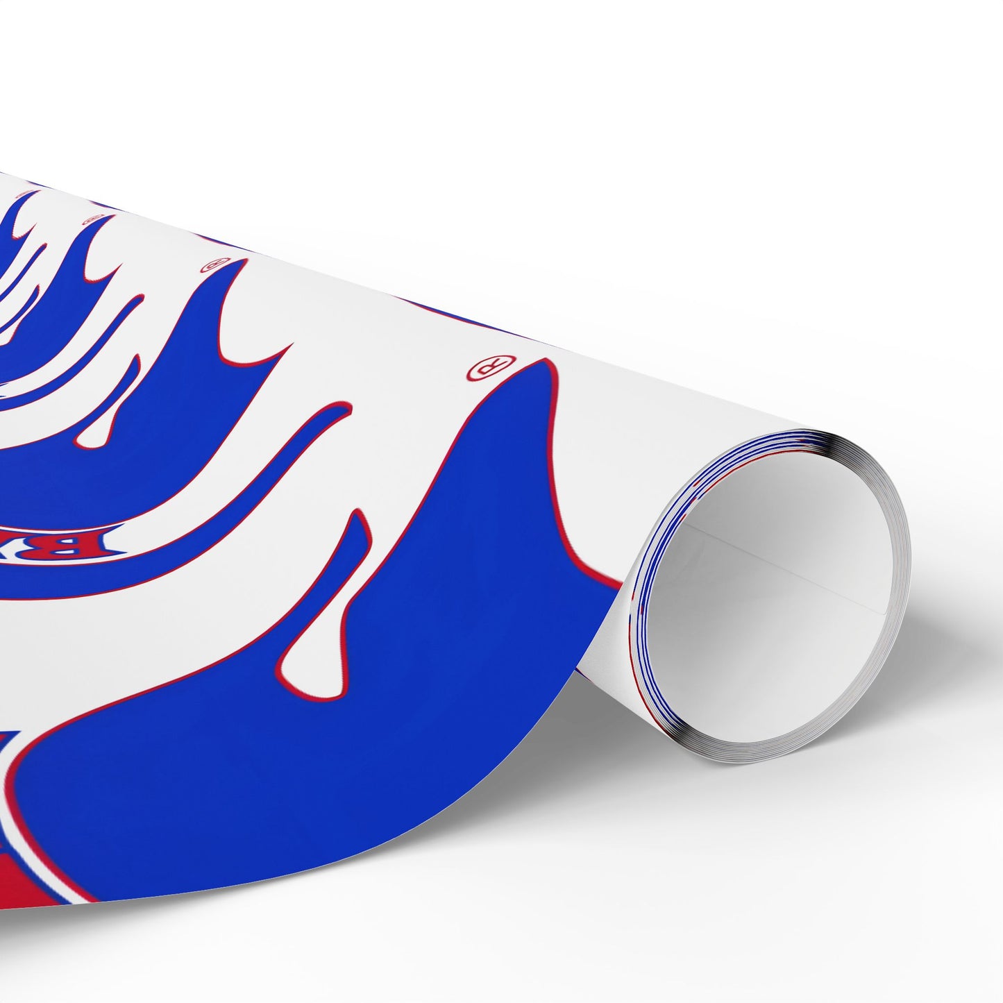 Bixby Spartan Blue Logo Wrapping Paper