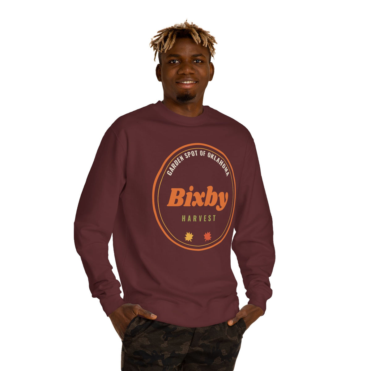 Garden Spot Harvest Badge Crewneck Sweatshirt