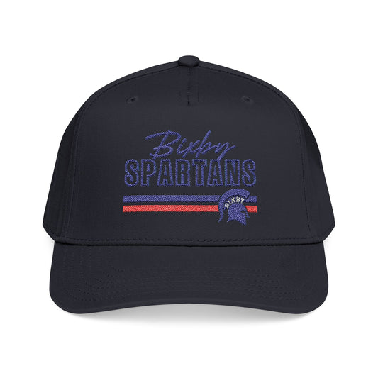 Bixby Spartans Embroidered Mid-Profile Ballcap