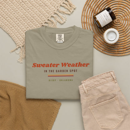 Sweater Weather in the Garden Spot Comfort Colors Tee