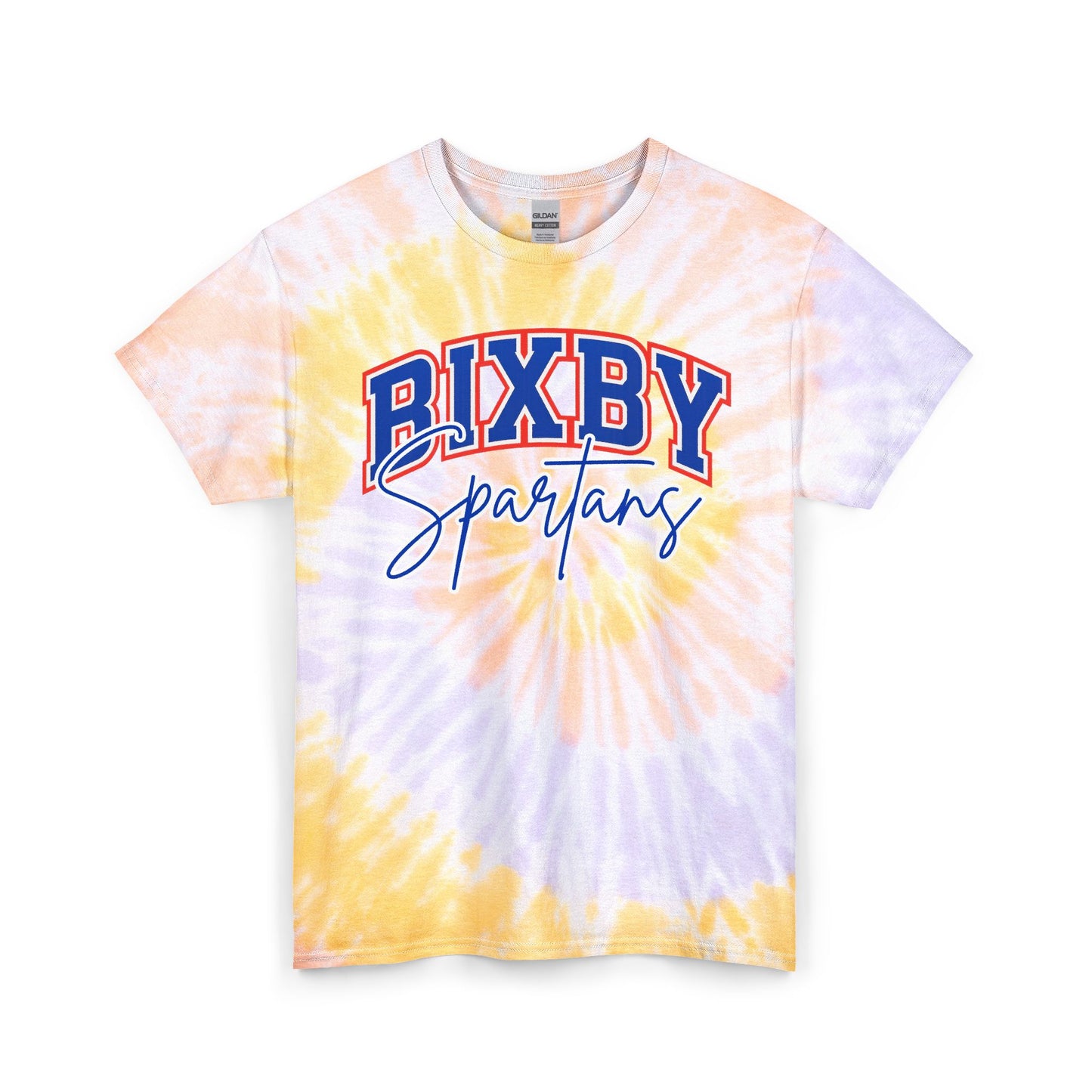 Bixby Spartans Gildan Tie-Dye Tee