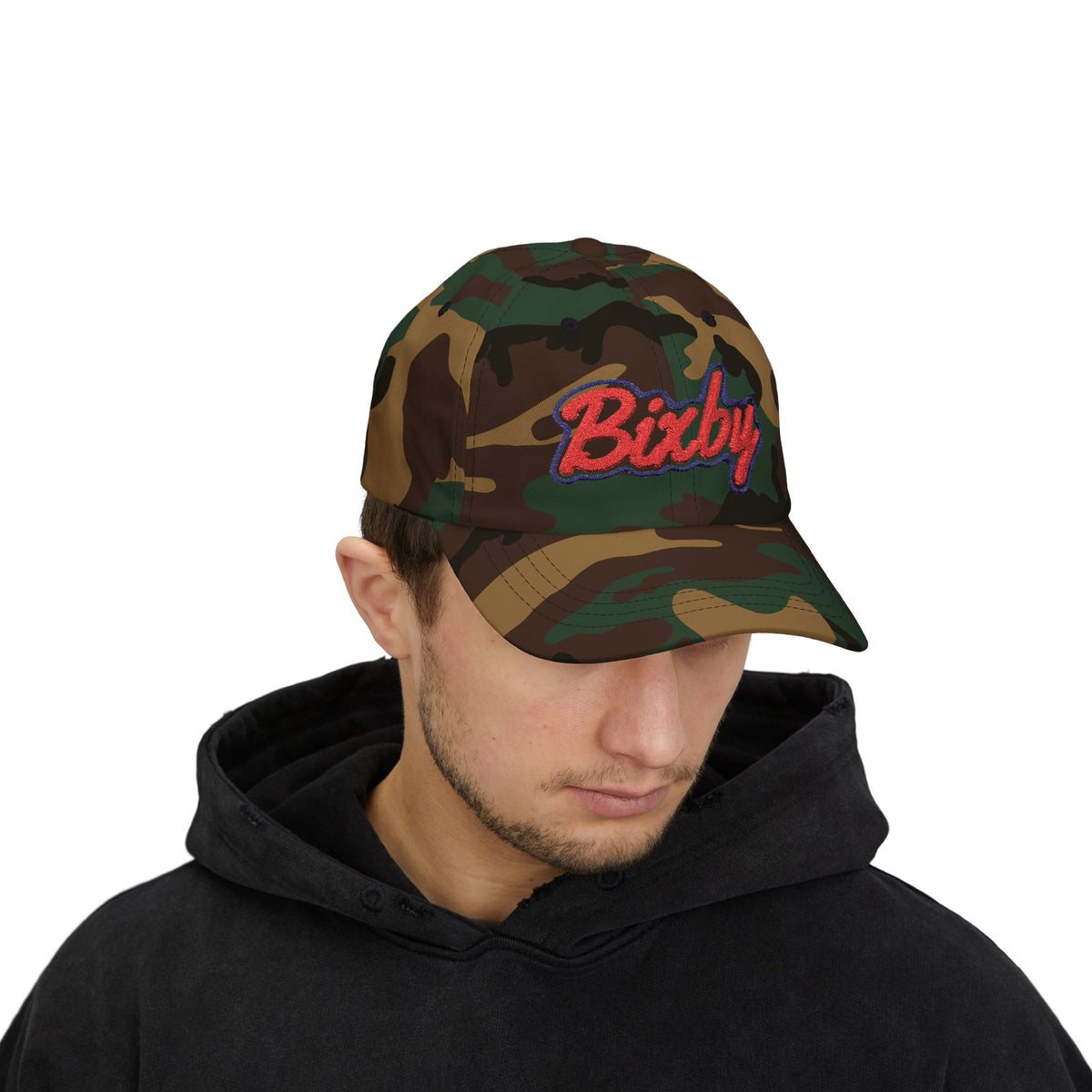 Bixby Spartans Retro Script Embroidered Dad Hat – Classic Adjustable Ball Cap