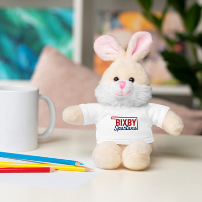 Bixby Oklahoma Spartan Stuffed Animal Logo