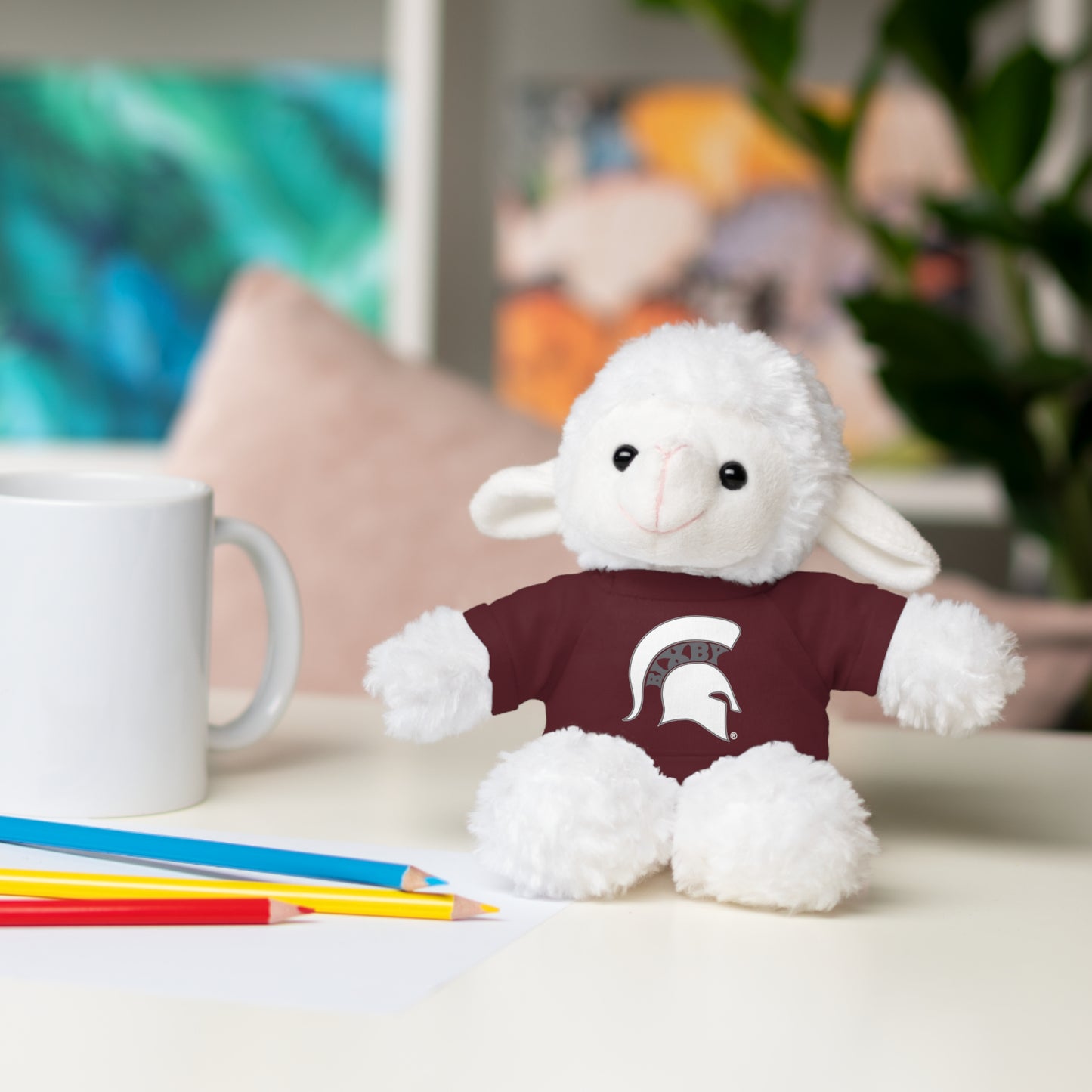 Spartan Stuffed Animal Logo