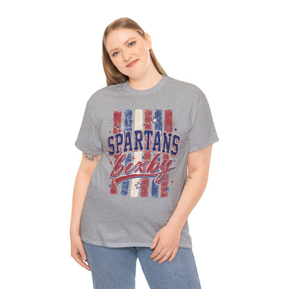 Spartans Bixby Patriotic Tee