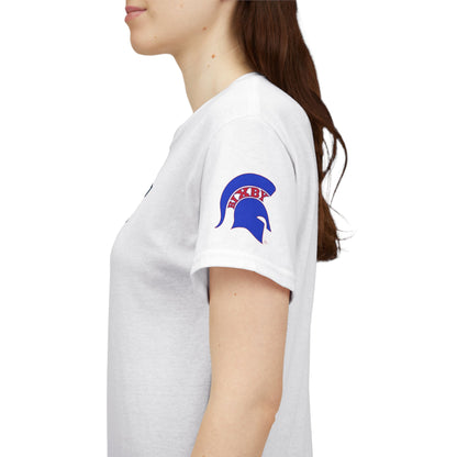 Spartans Athletic Letter Chest and Left Sleeve Gildan Tee