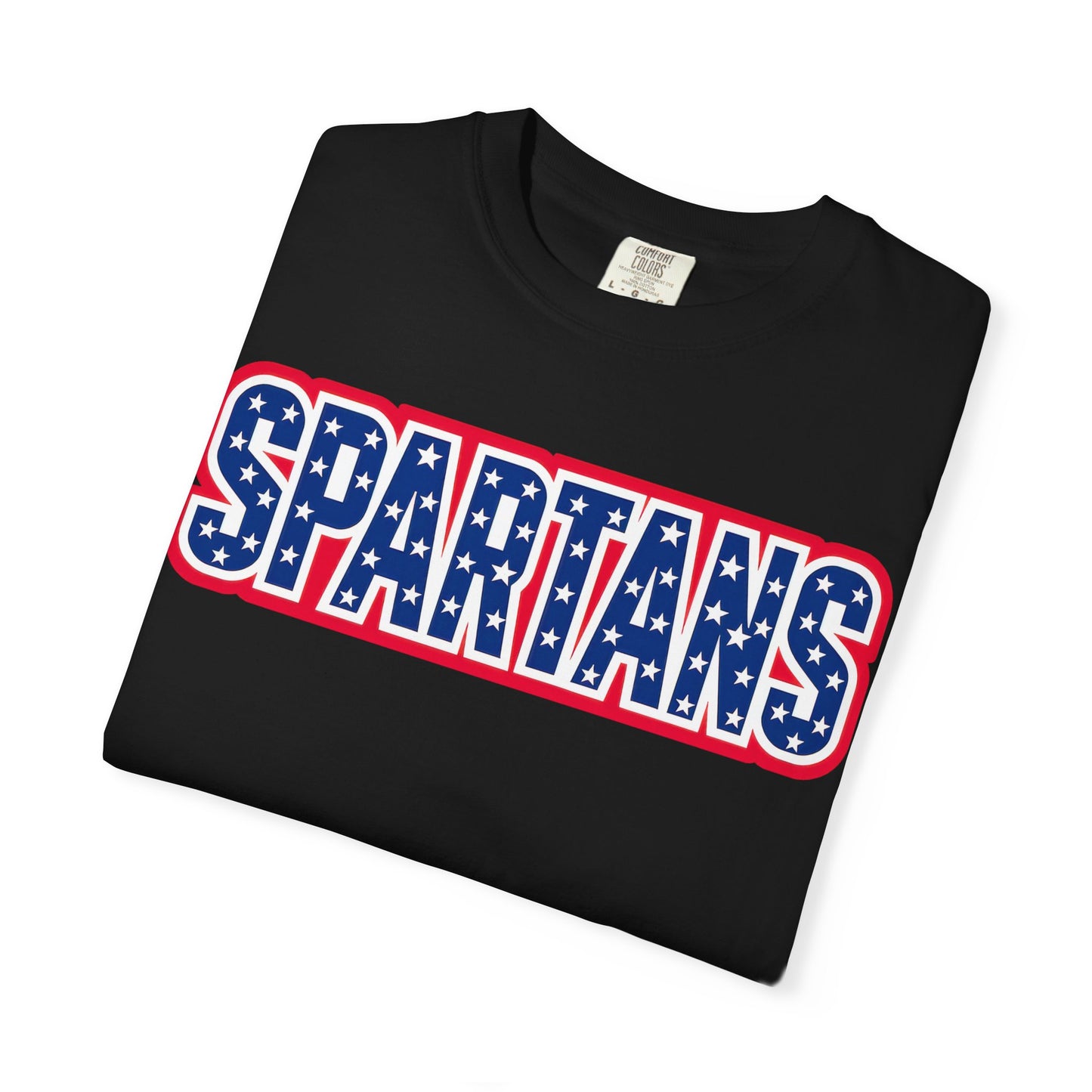 Spartans Patriotic Comfort Colors Tee