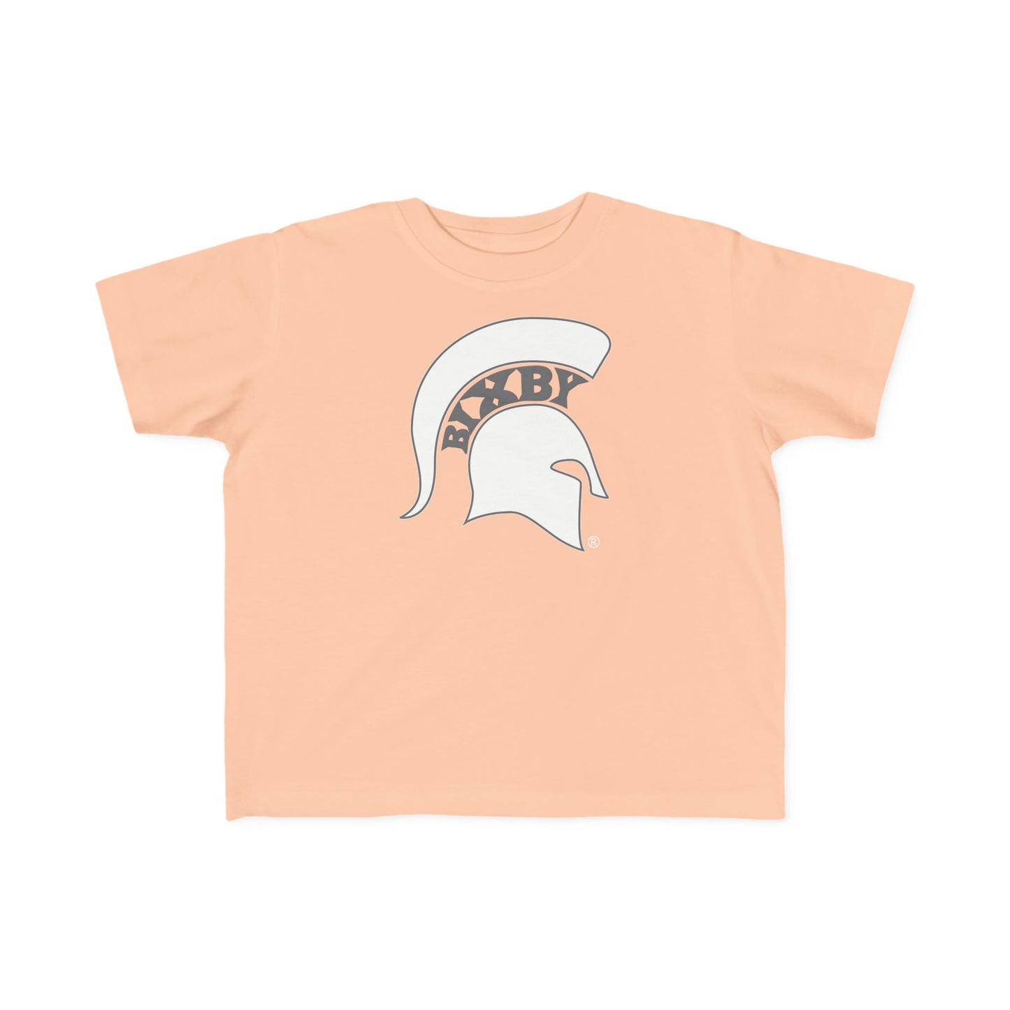 Spartan White Logo Rabbit Skins Toddler Tee