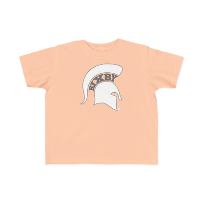 Spartan White Logo Rabbit Skins Toddler Tee