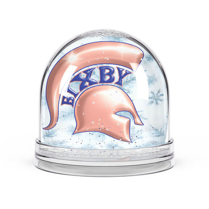 Bixby Spartan Rose Gold Snow Globe