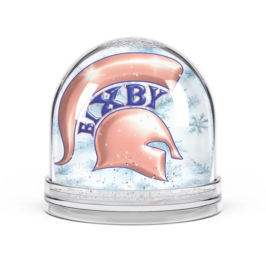 Bixby Spartan Rose Gold Snow Globe