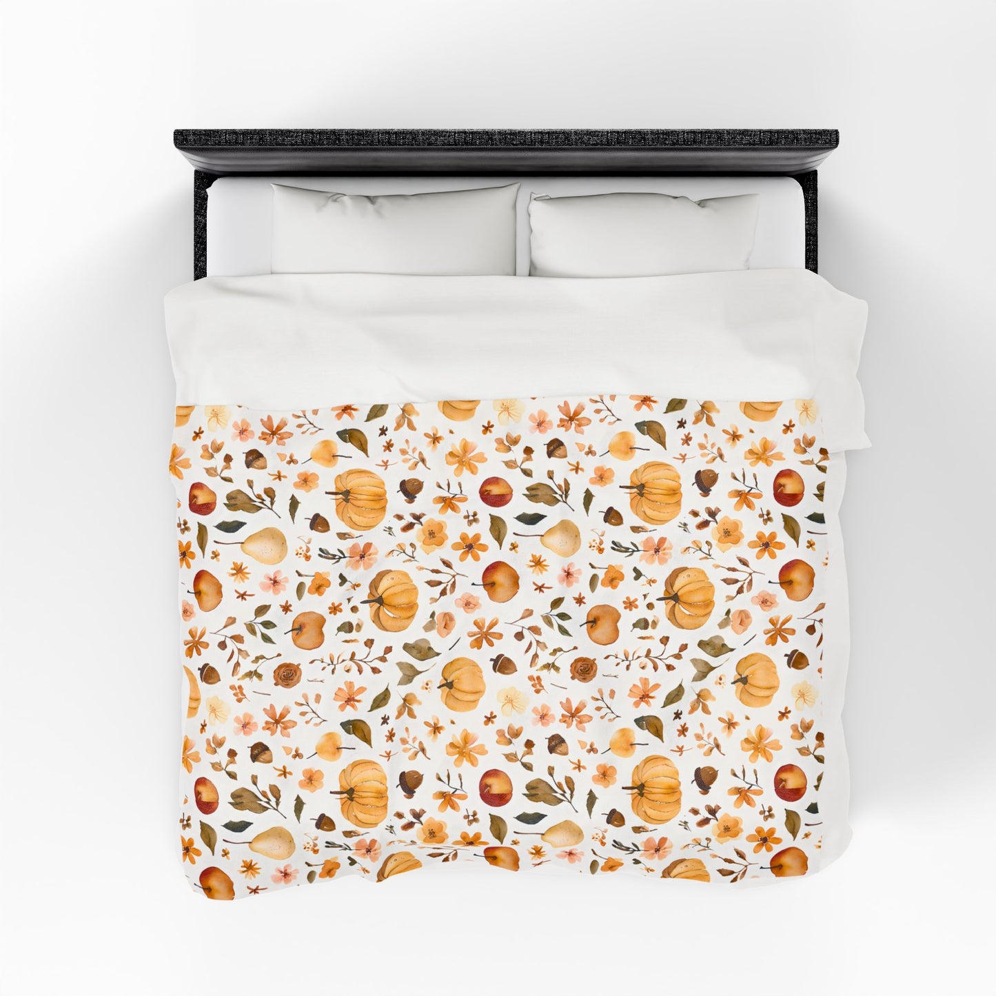 Autumn Vibes Velveteen Plush Blanket