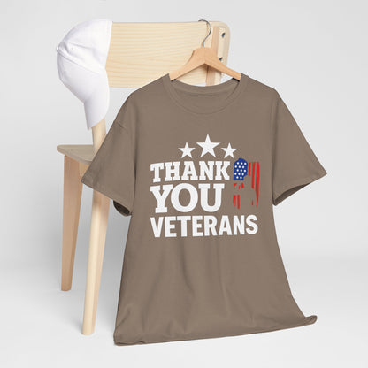 Thank You Veterans Military Appreciation Gildan Tee