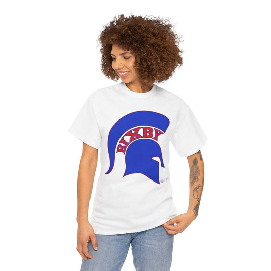 Spartan Blue Logo Gildan Tee