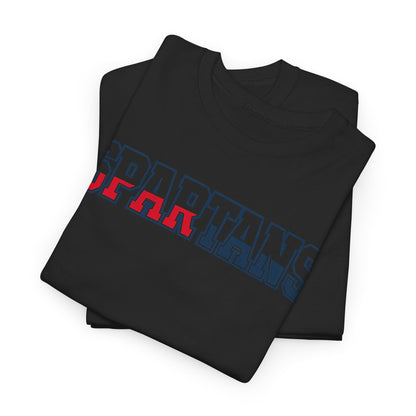 Spartans Athletic Letter Chest and Left Sleeve Gildan Tee