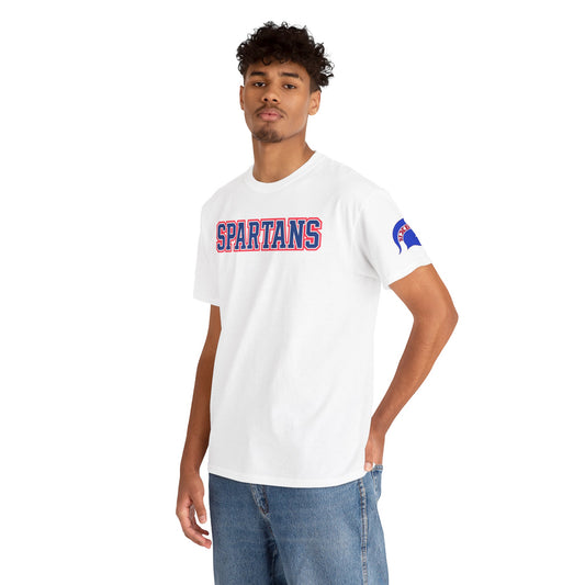Spartans Athletic Letter Chest and Left Sleeve Gildan Tee