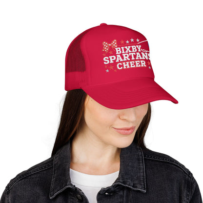 Bixby Spartans Cheer Embroidered Foam Trucker Hat