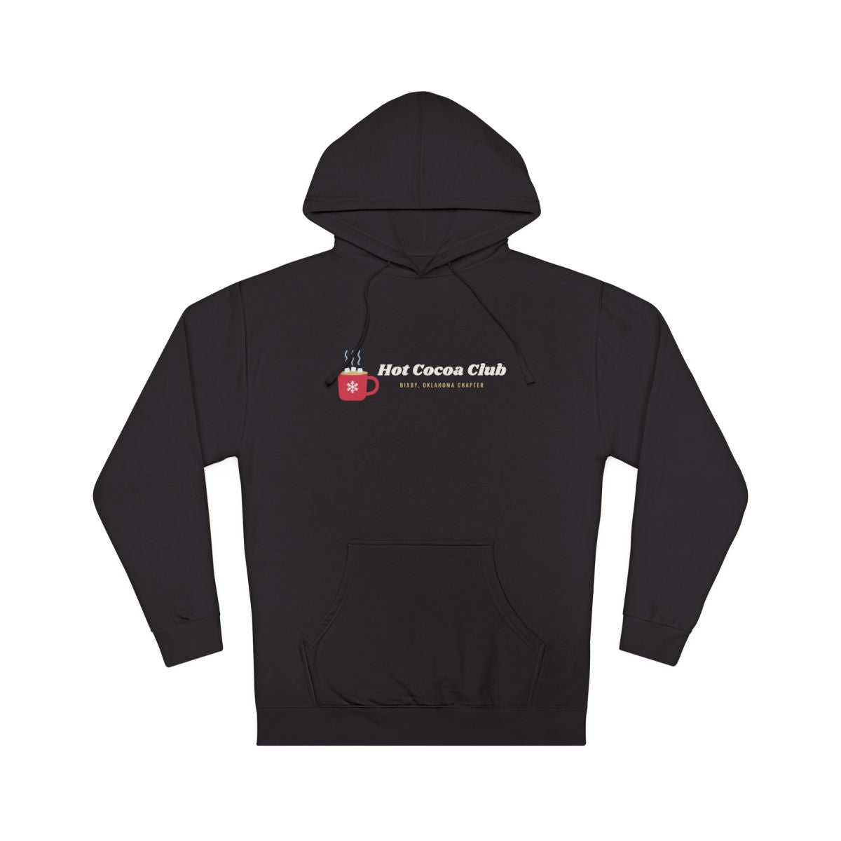 Hot Cocoa Club Hoodie in Black