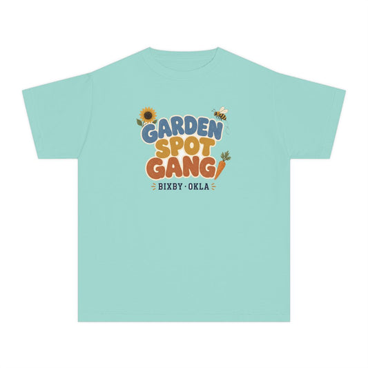 Garden Spot Gang Youth Tee in Chalky Mint